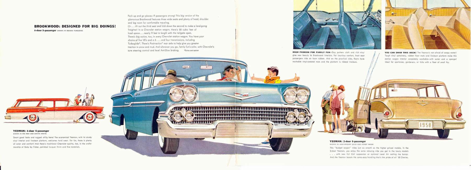 1958 Chevrolet Wagons Brochure Page 1